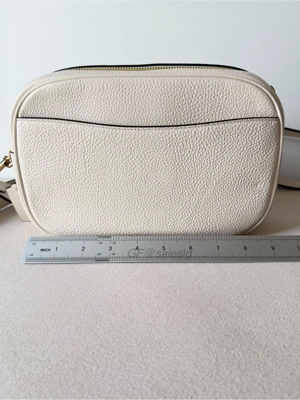 NWT Coach Detachable thicker strap Large Jamie Camera Crossbody bag Chalk White